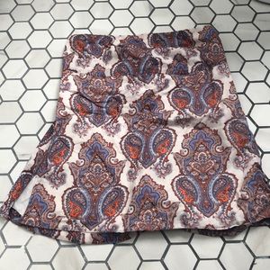 J Crew Strapless Print Top